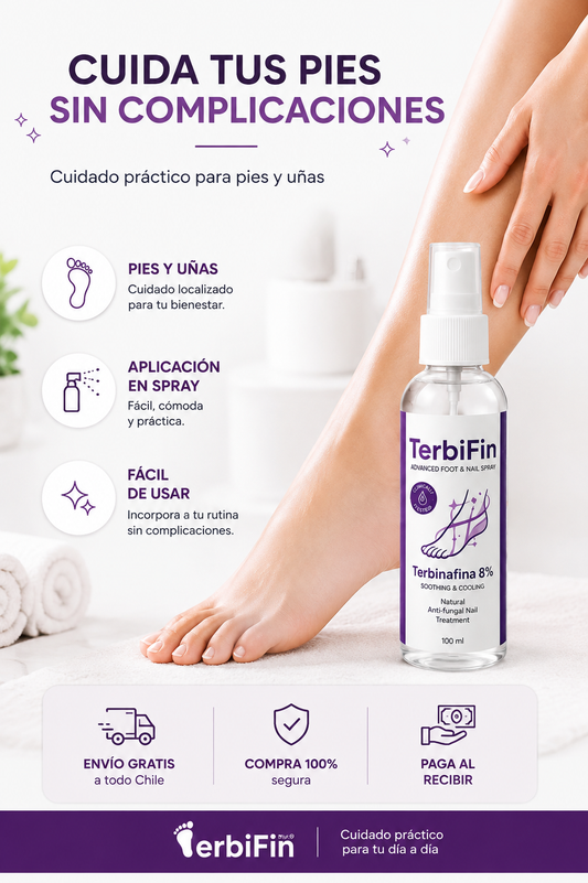 TerbiFin Spray Cuidado Intensivo para Pies y Uñas
